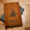Engraved Journal Airbnb Welcome Boook