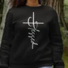 Blessed Sweatshirt with Cross