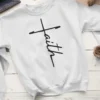 Christian Faith Cross Sweatshirt