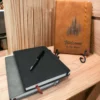 Personalized Engraved Guest Book with Easel Creekside Design