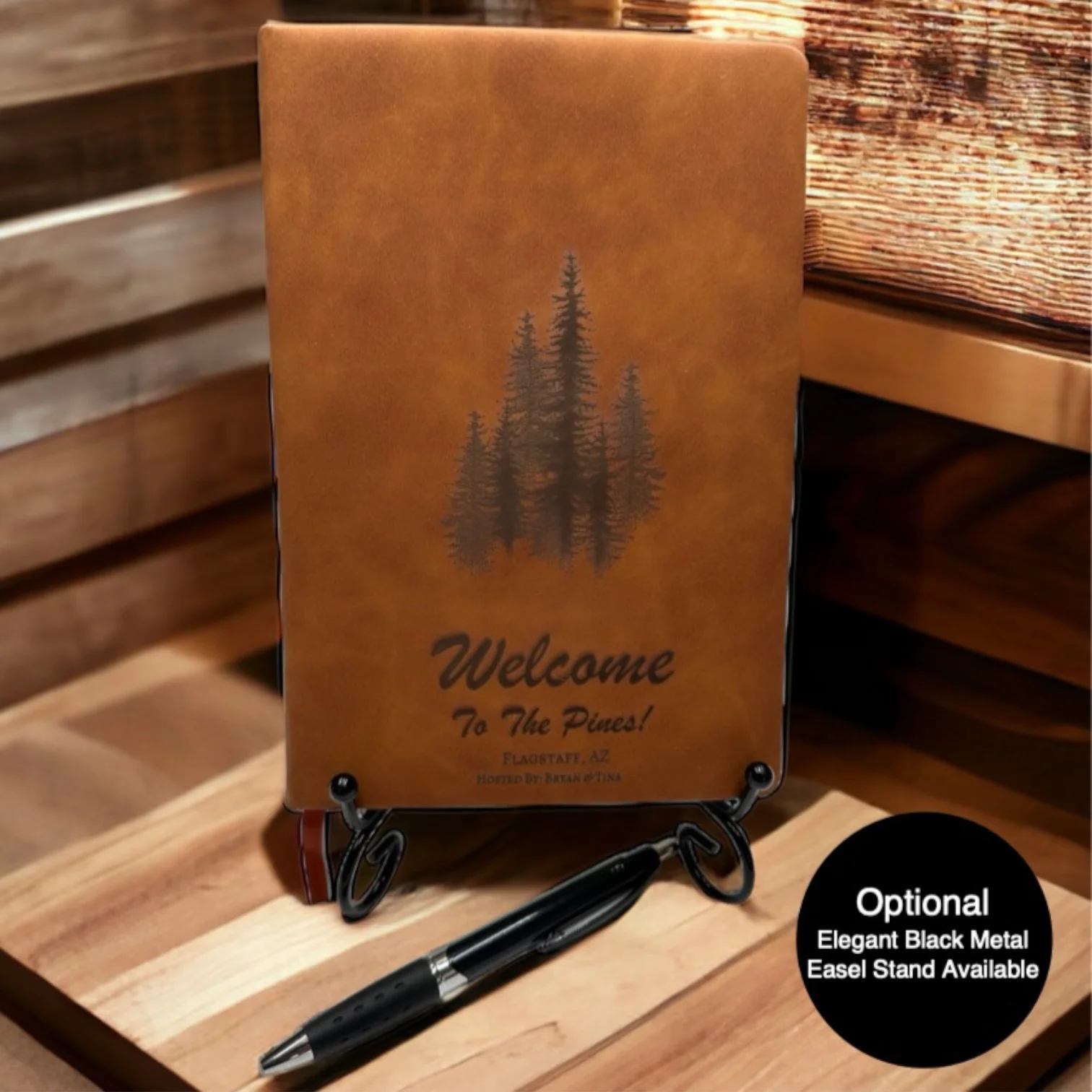 Journal Guest Book for Vrbo Vacation Home Creekside Design