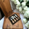 Large Small Boards Cheese Set & Stand