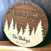 Home Decor Personalized Engraved Welcome Sign