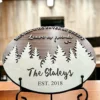 Personalized Engraved Wood Guest Sign with Easel